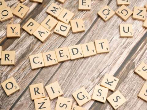 Scrabble pieces spelling the word credit, symbolizing bad credit business loans in Canada.