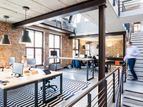 Canadian entrepreneur learning about long-term business loan options.